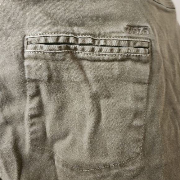 Zara green skinny cargo Khakis - Picture 6 of 12